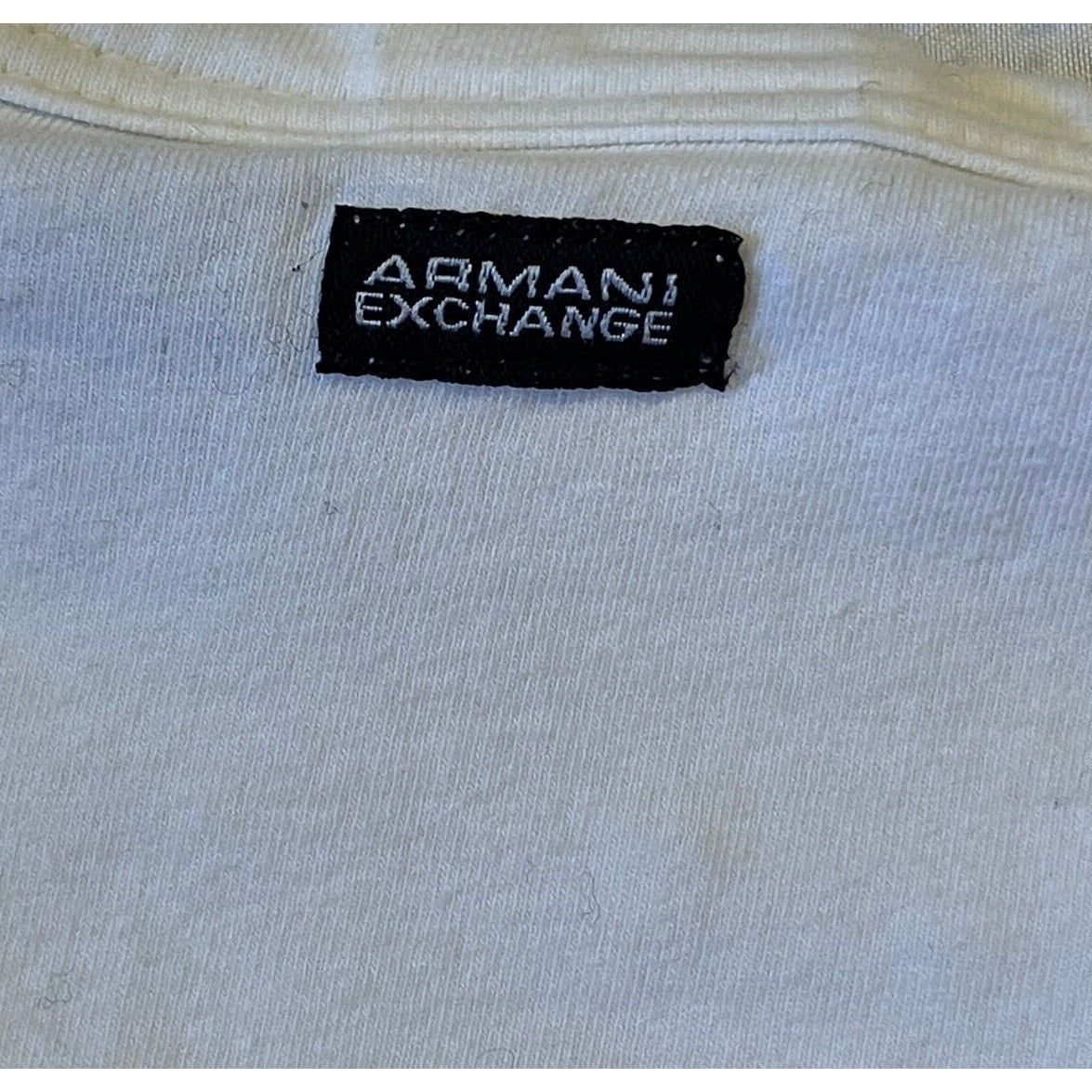 Armani Exchange White Short Sleeve T-Shirt - Women's Size XL