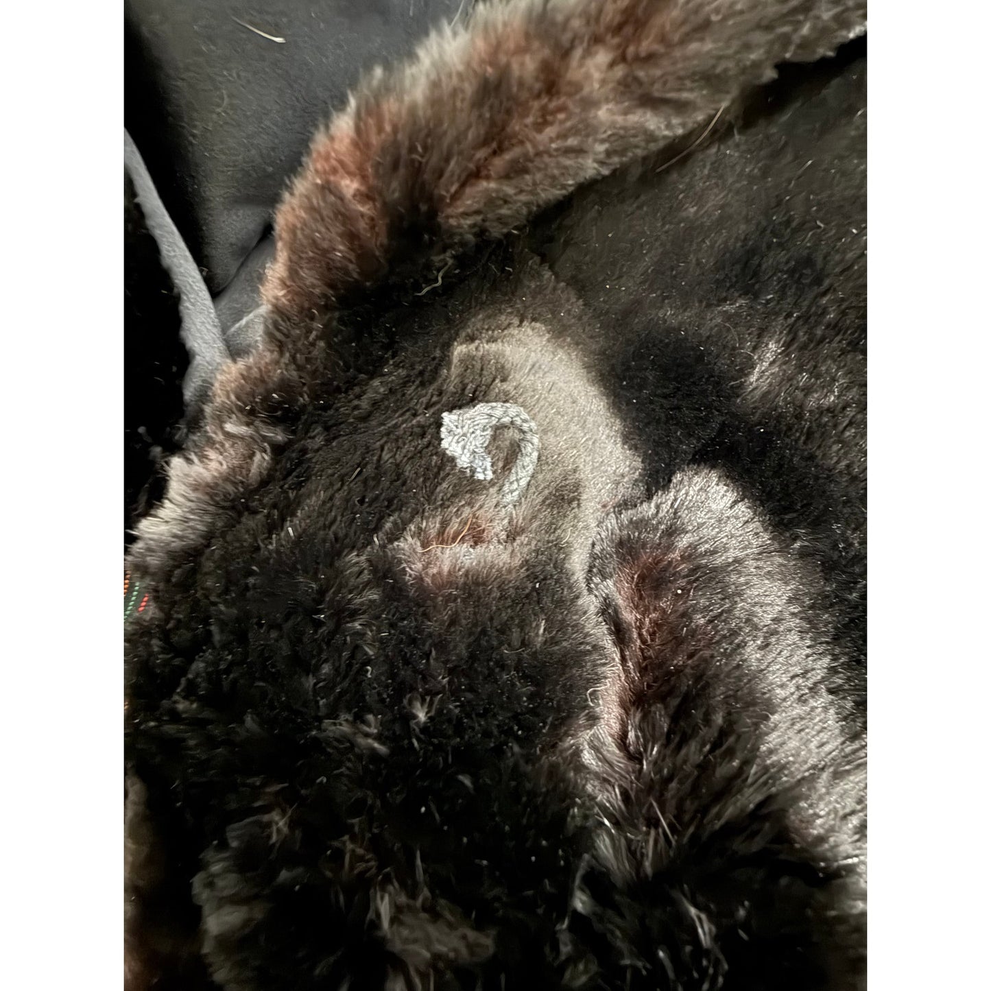 Vintage Luthel Furs Black Heavy Fur Overcoat - Women's 10