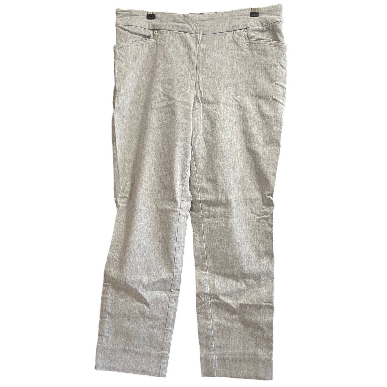 Hilary Radley Size 12 Light Gray Dress Pants