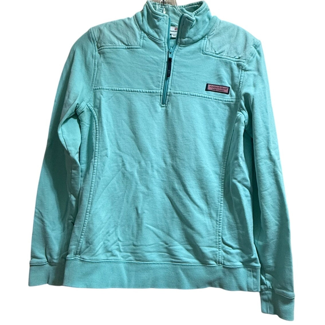 Vineyard Vines Martha's Vineyard Light Blue 1/4 Zip Sweatshirt - Small