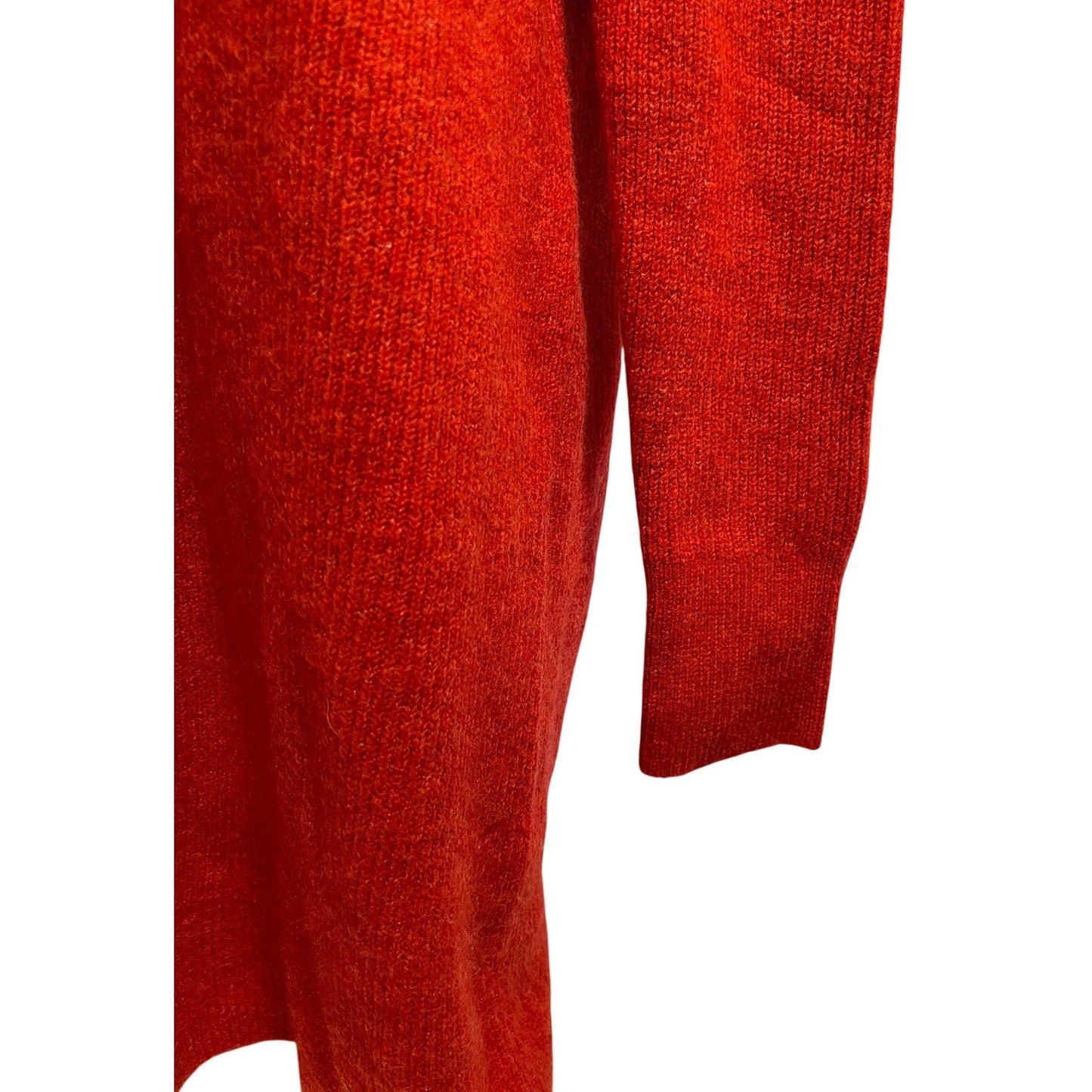 NWT Ann Taylor The Loft Burnt Orange Turtleneck Sweater Dress Size Medium