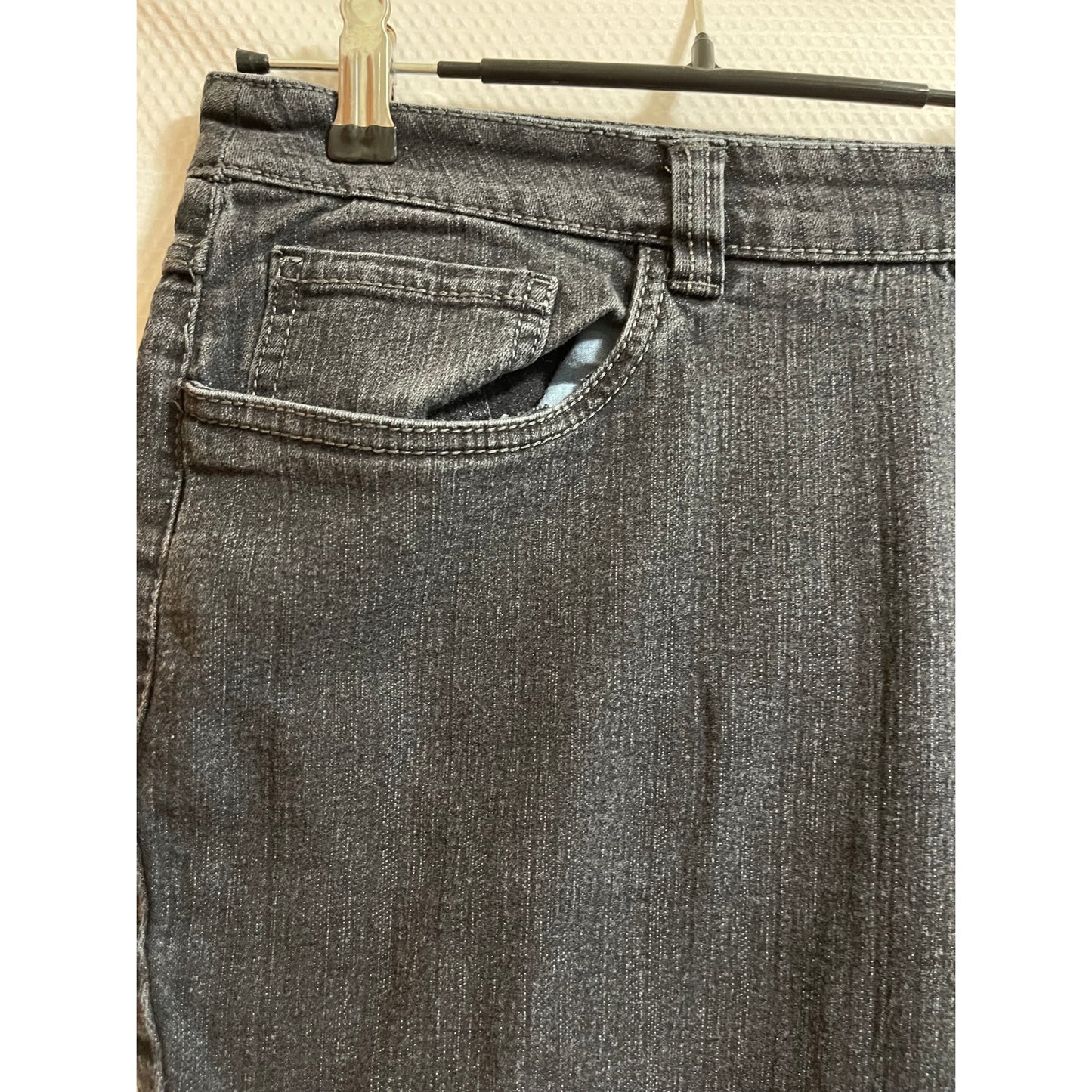 Avenue Jeans Women's Size 22 Washed Out Black Jeans