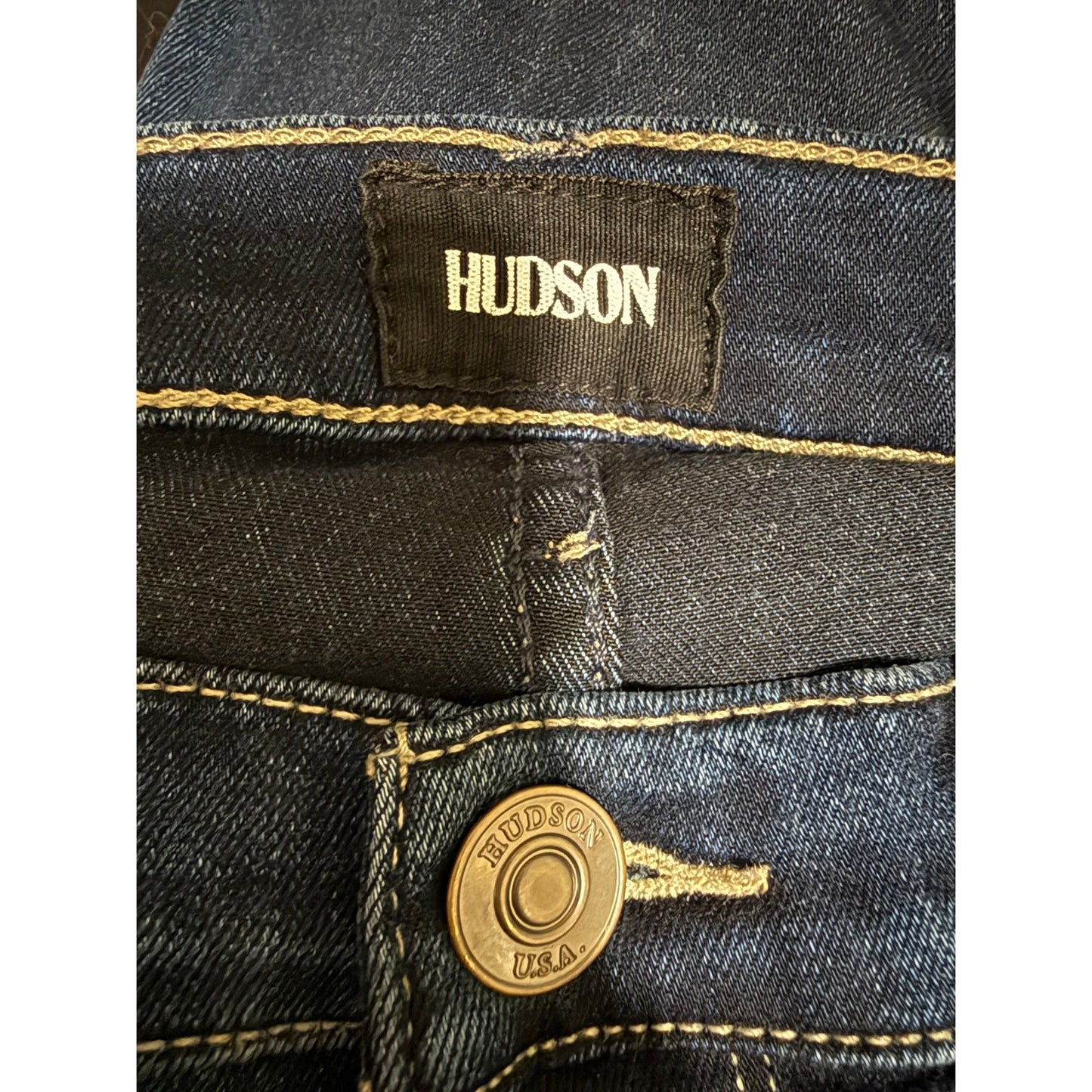 Hudson Jeans Krista Crop Super Skinny Denim Jeans Size 26