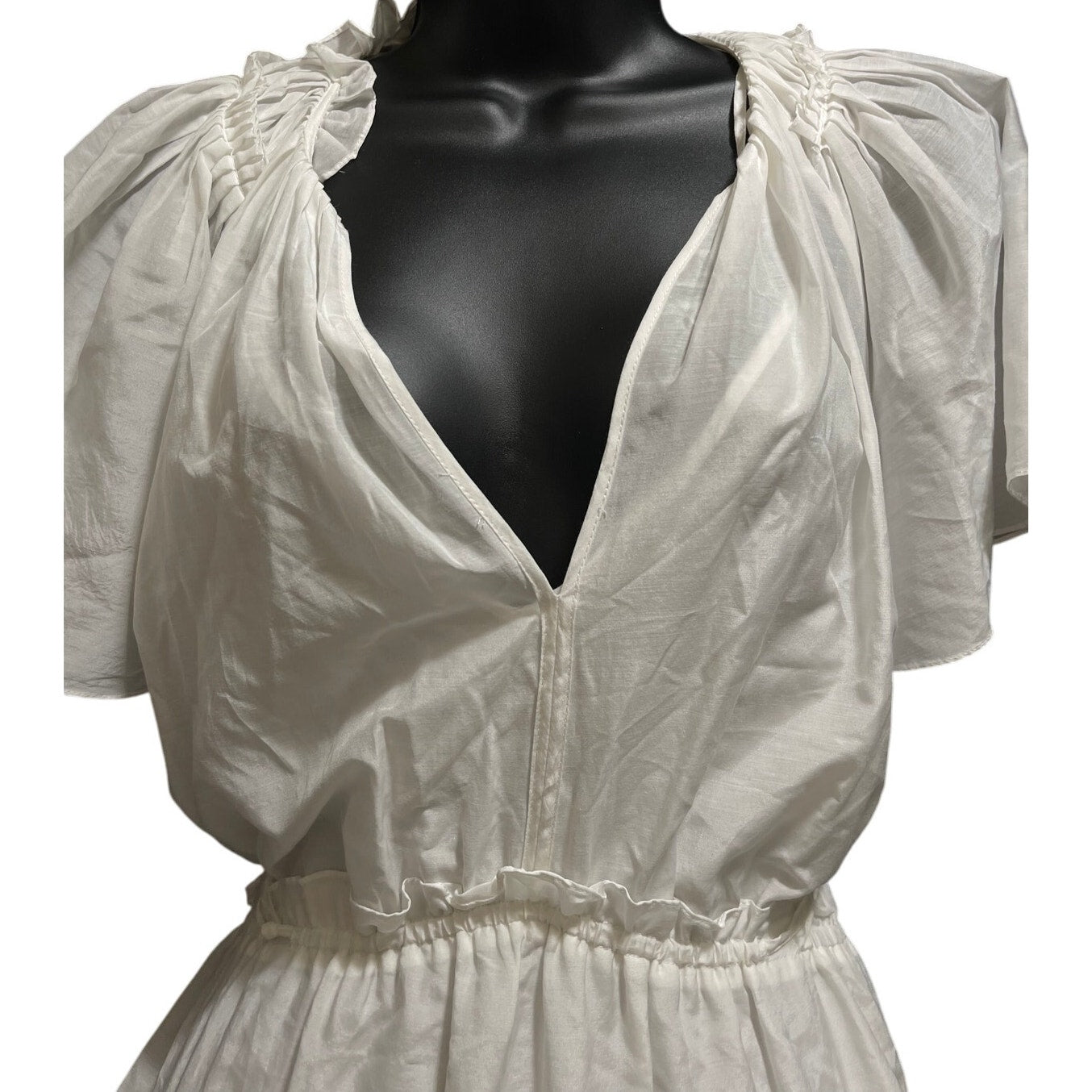 Kobi Halperin White Size Medium Boho Midi Dress
