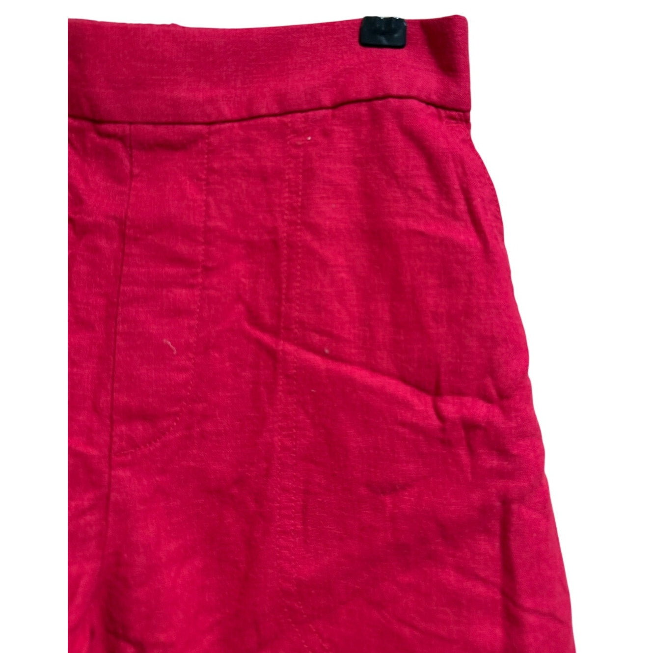 Banana Republic Linen Blend Reddish Pink Pull On Chino Shorts - Size XS - NWT