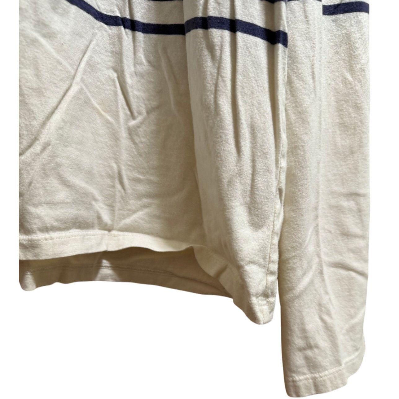 The Striped Sheep Black & White Stripe Long Sleeve T-Shirt - XL