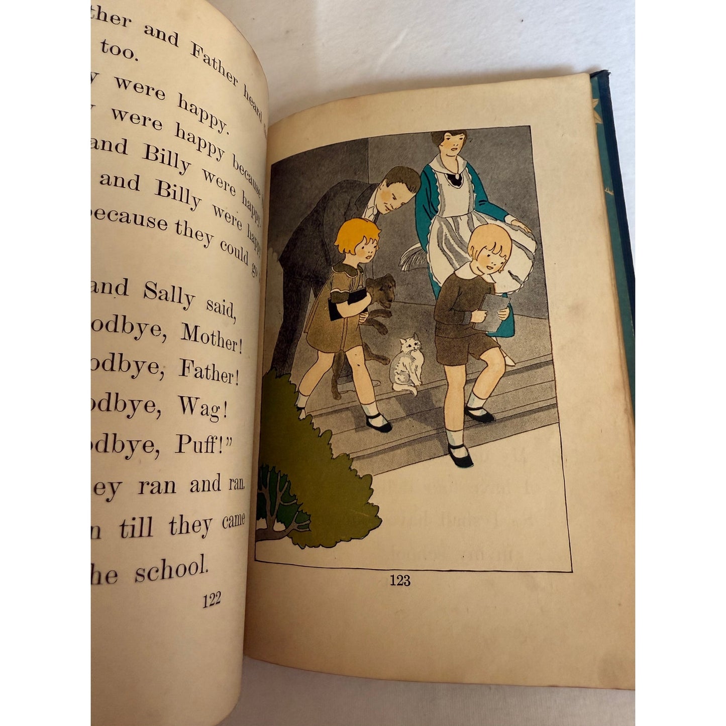 Wag & Puff - Marjorie Hardy - 1927 - Hardcover - Antique Children's Book