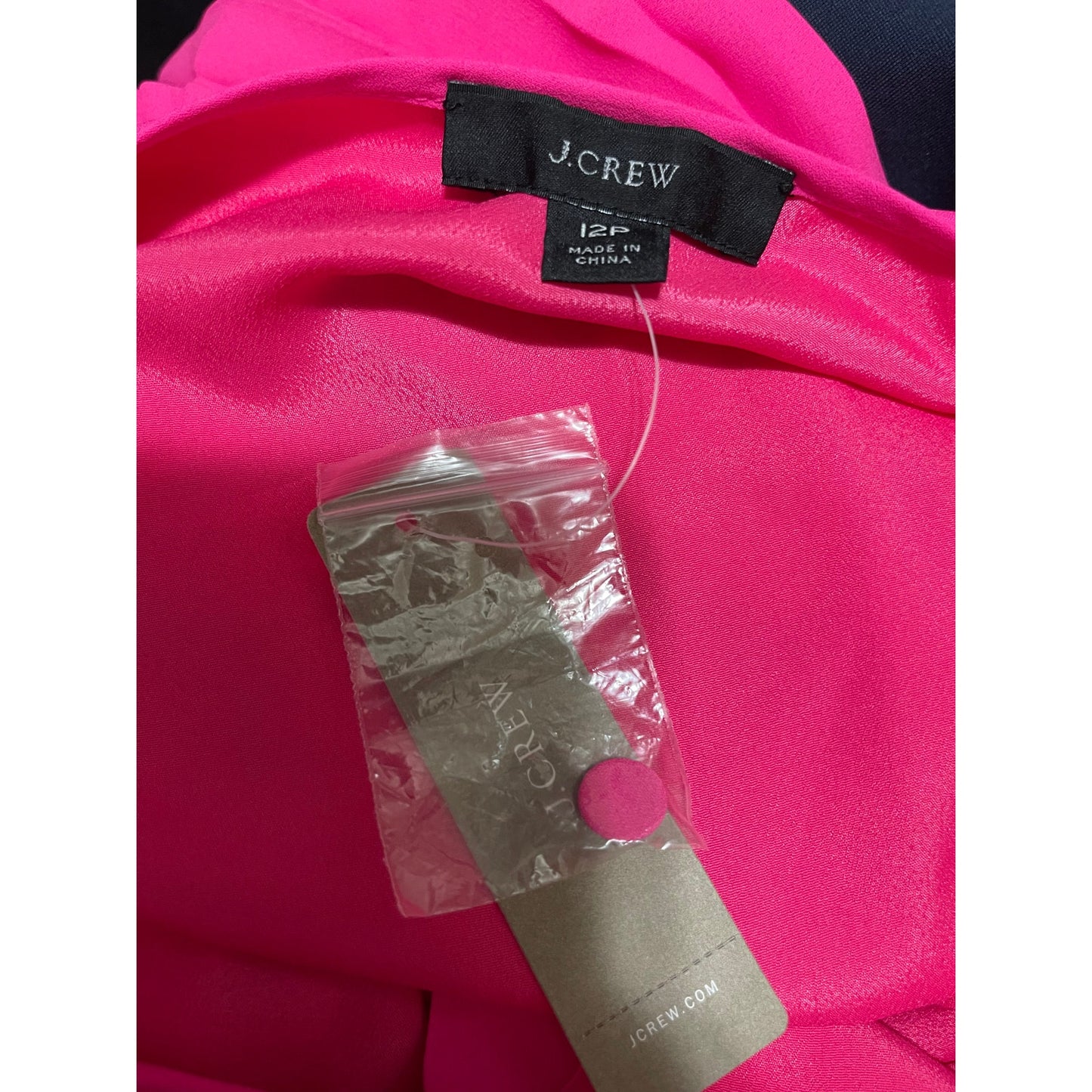 NWT J.Crew Pink Size 12 Petite Long Sleeve AK206 Midi Dress