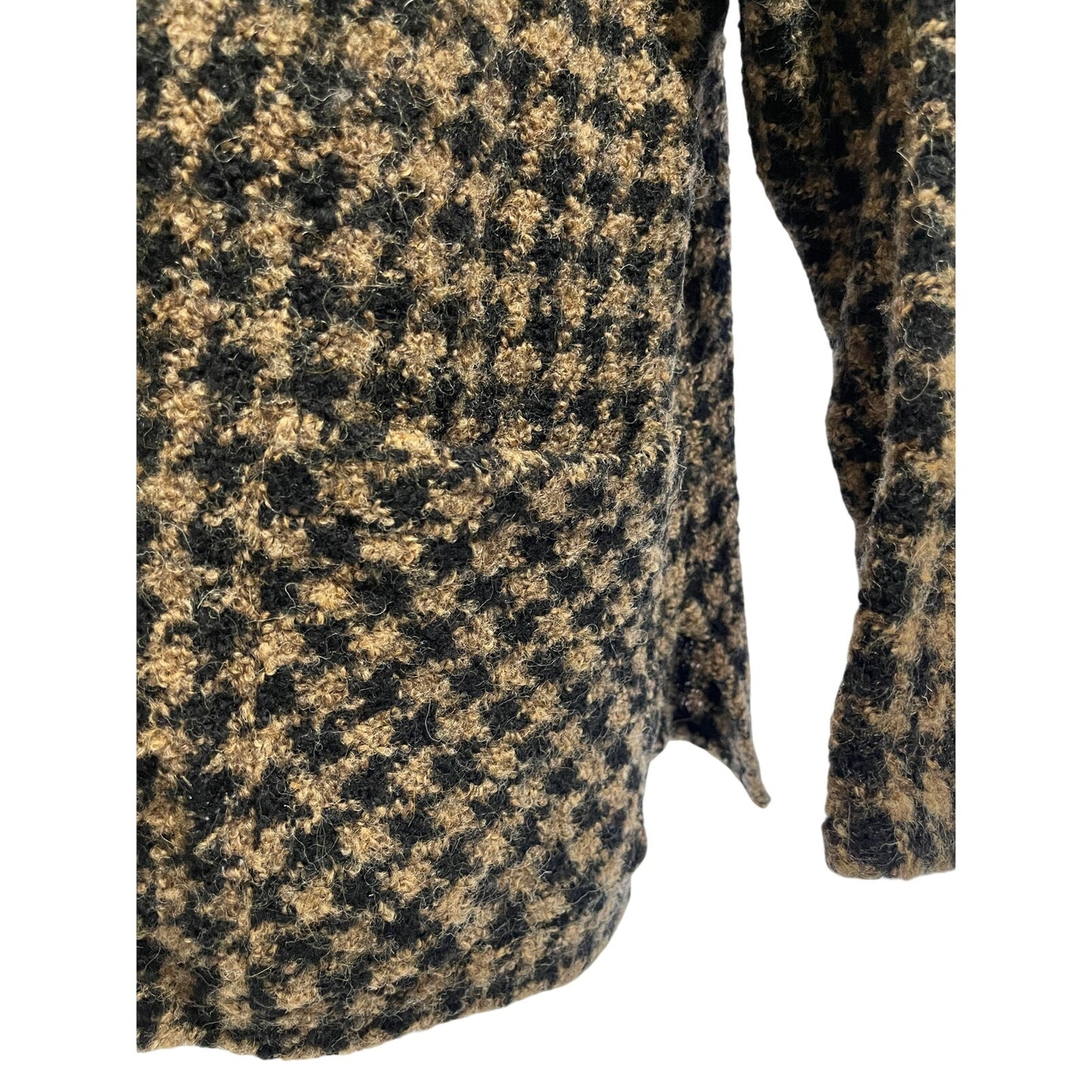 Vintage Weave of The Irish - 90% Wool - Brown & Black Herringbone Jacket