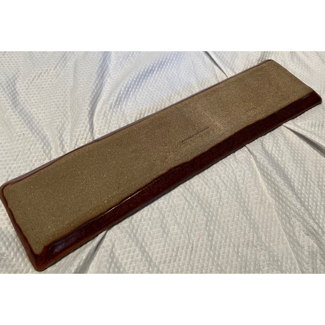 Vintage 18" Cohen Pottery - Michael Cohen - Tray - 4.25" Wide
