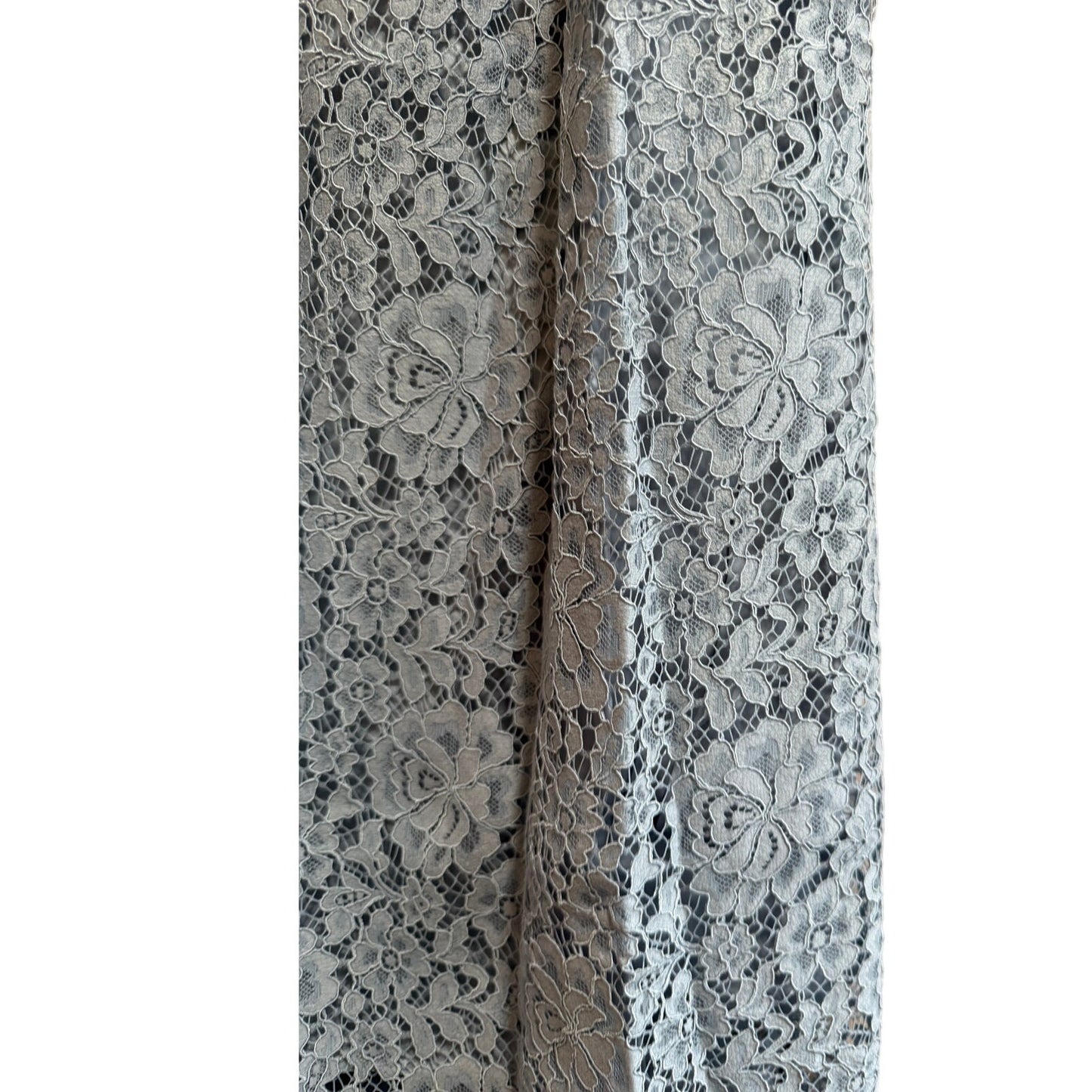 GAP Blue / Gray Lace Sleeveless Maxi / Midi Dress - Small Petite - NWT $98 MSRP