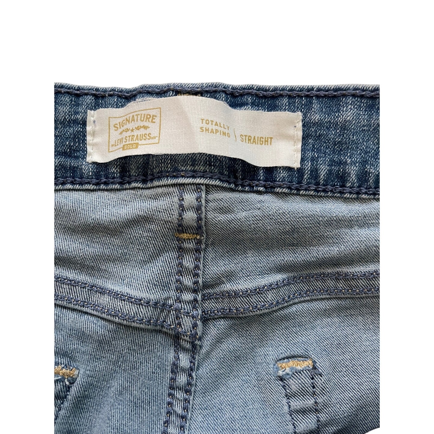 Levi's Signature Totally Shaping Straight Jeans - 30/34 Women's
