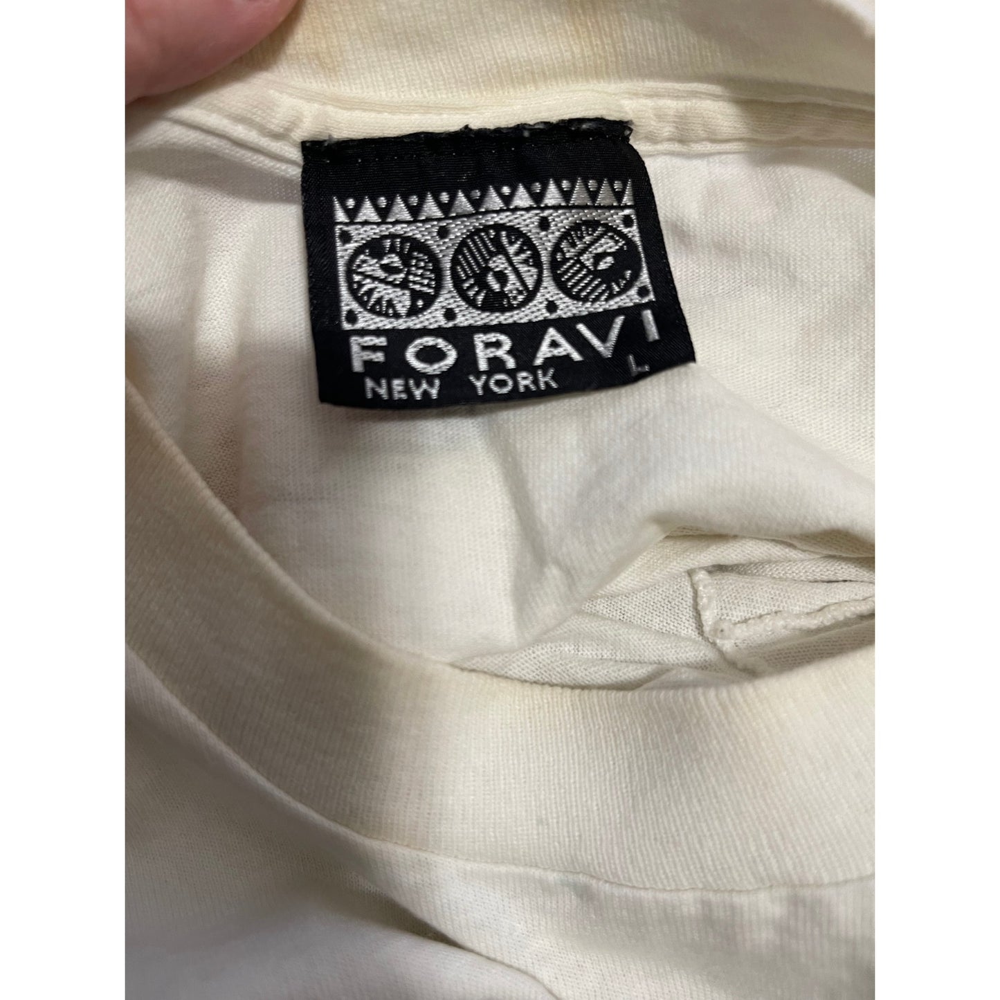 Vintage 1980's Foravi New York "Leave Me Alone" Graphic T-Shirt Free Beat