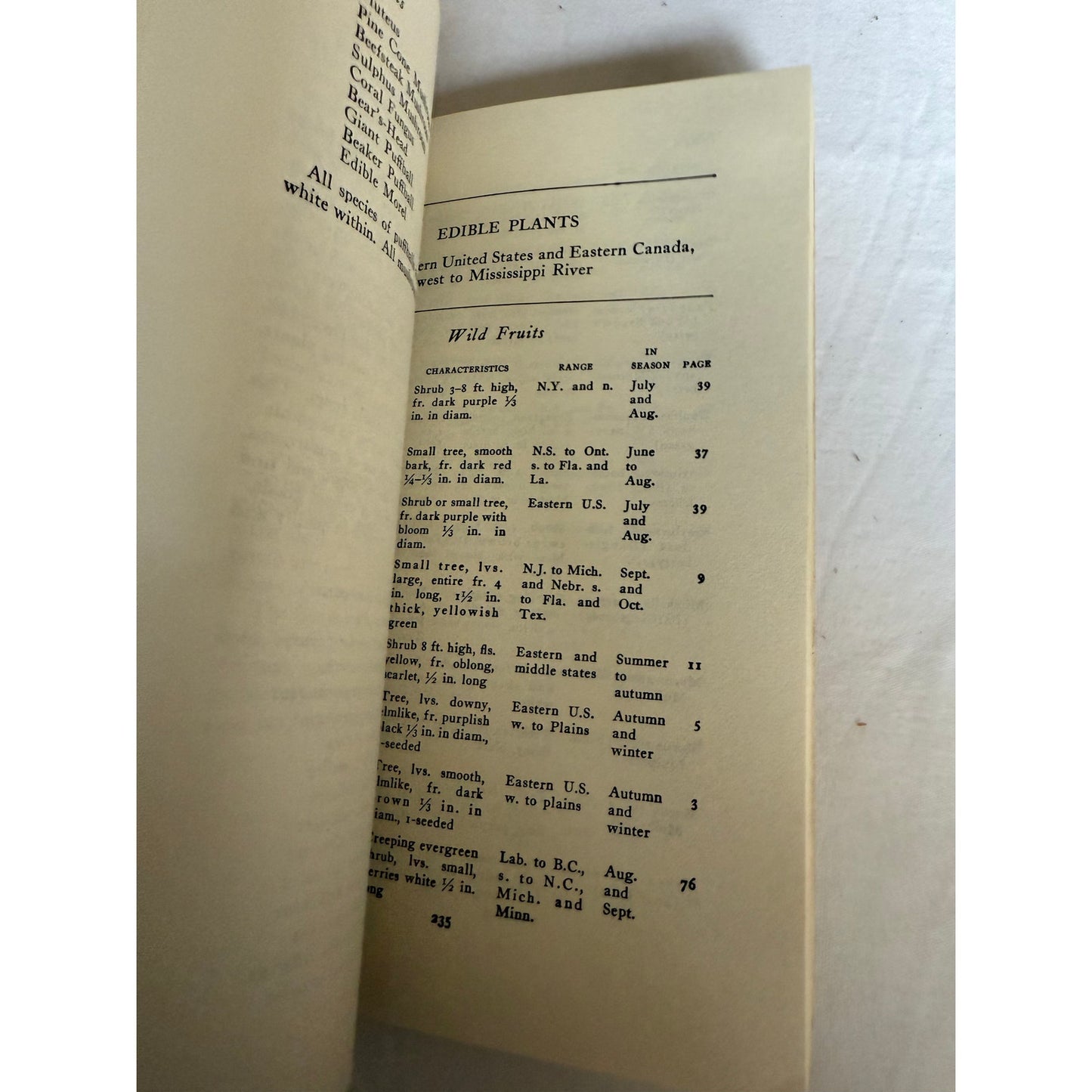 Edible Wild Plants - Oliver Perry Medsger - 7th Printing - 1978 - Paperback