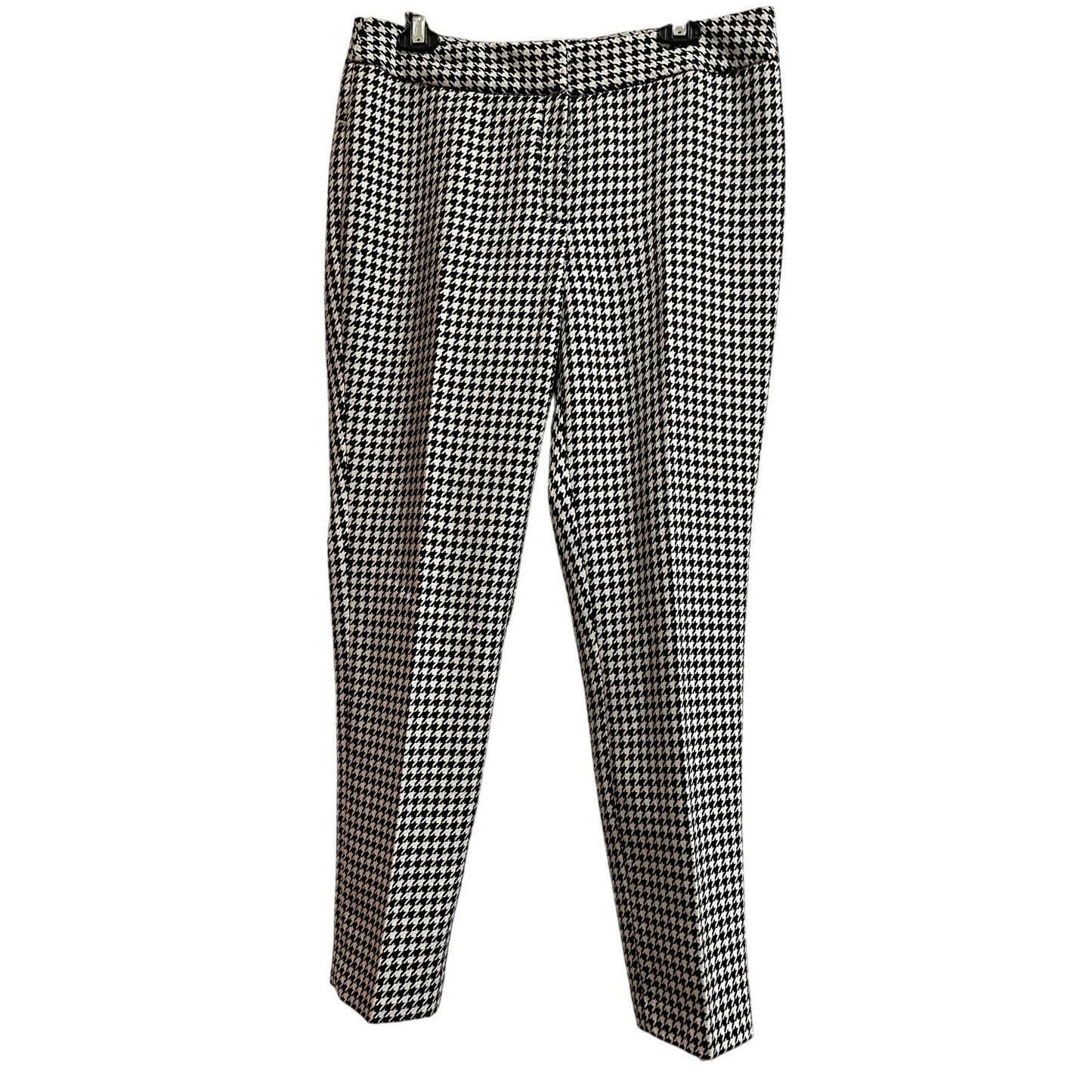 Nine West Suit Separates White Black Herringbone Size 10 Pants