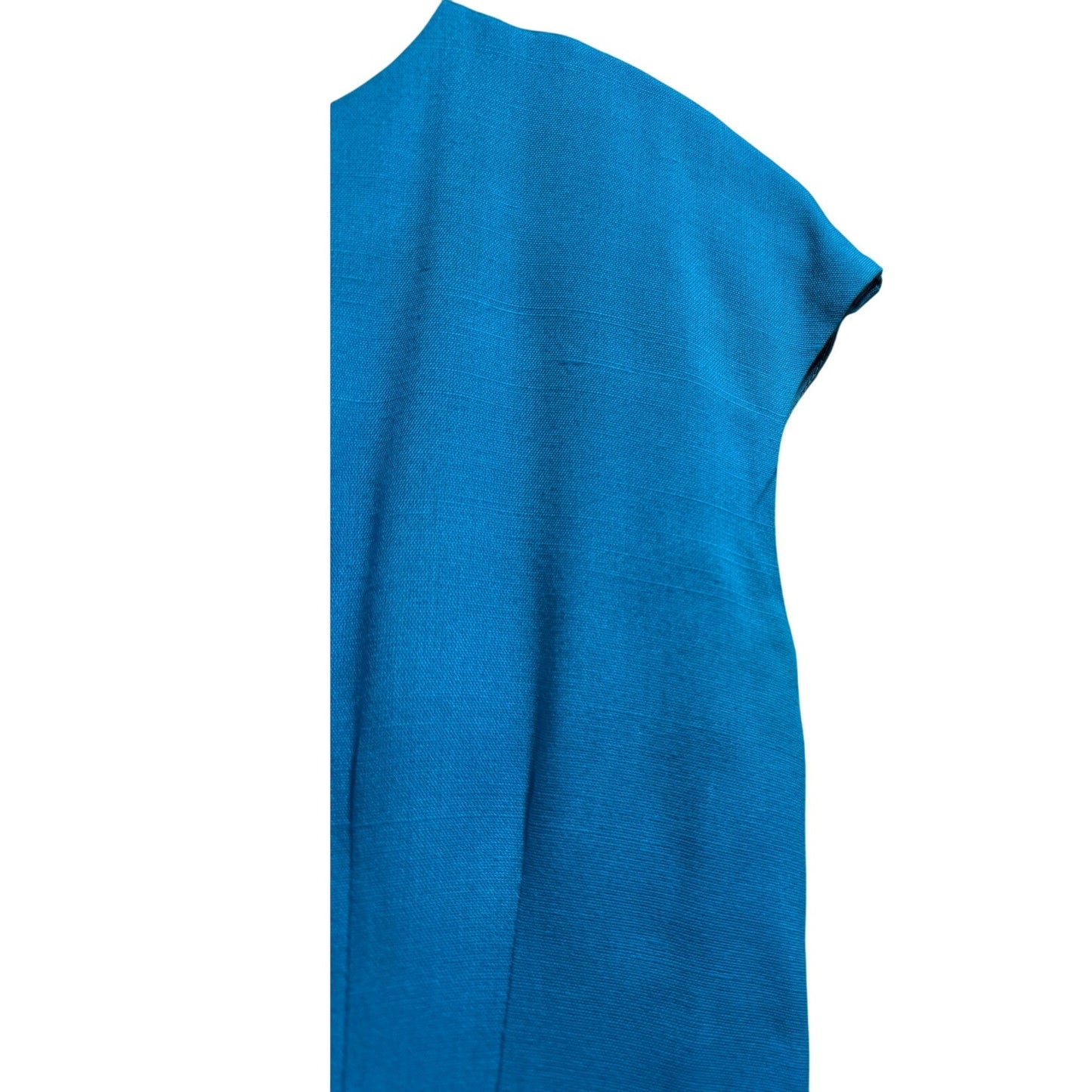 Katie MFG Petites - Turquoise Blue Sleeveless Shift Dress & Jacket - Size 10