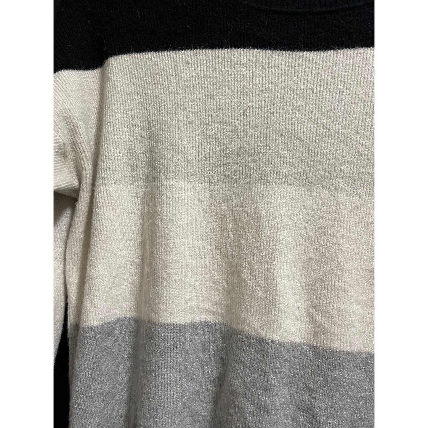 Apt 9 Men's Size Medium Striped Color Block Long Sleeve Sweater