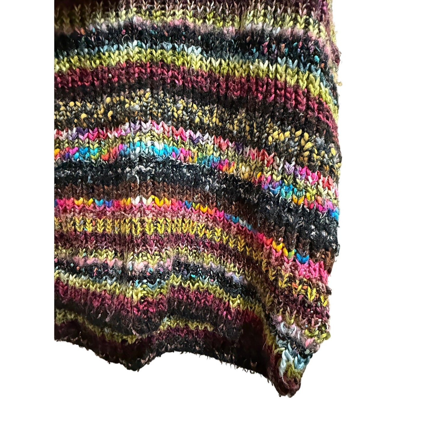 Anthropologie Bright Colored Knit Sleeveless Turtleneck Pullover Sweater - Small