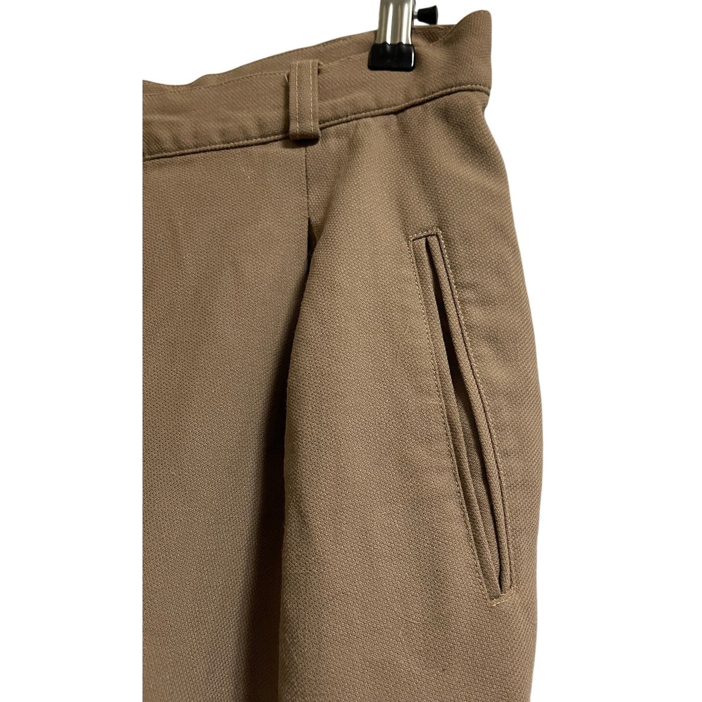 Vintage Calvin Klein 100% Wool Tan Dress Pants - High Waisted - Read Description