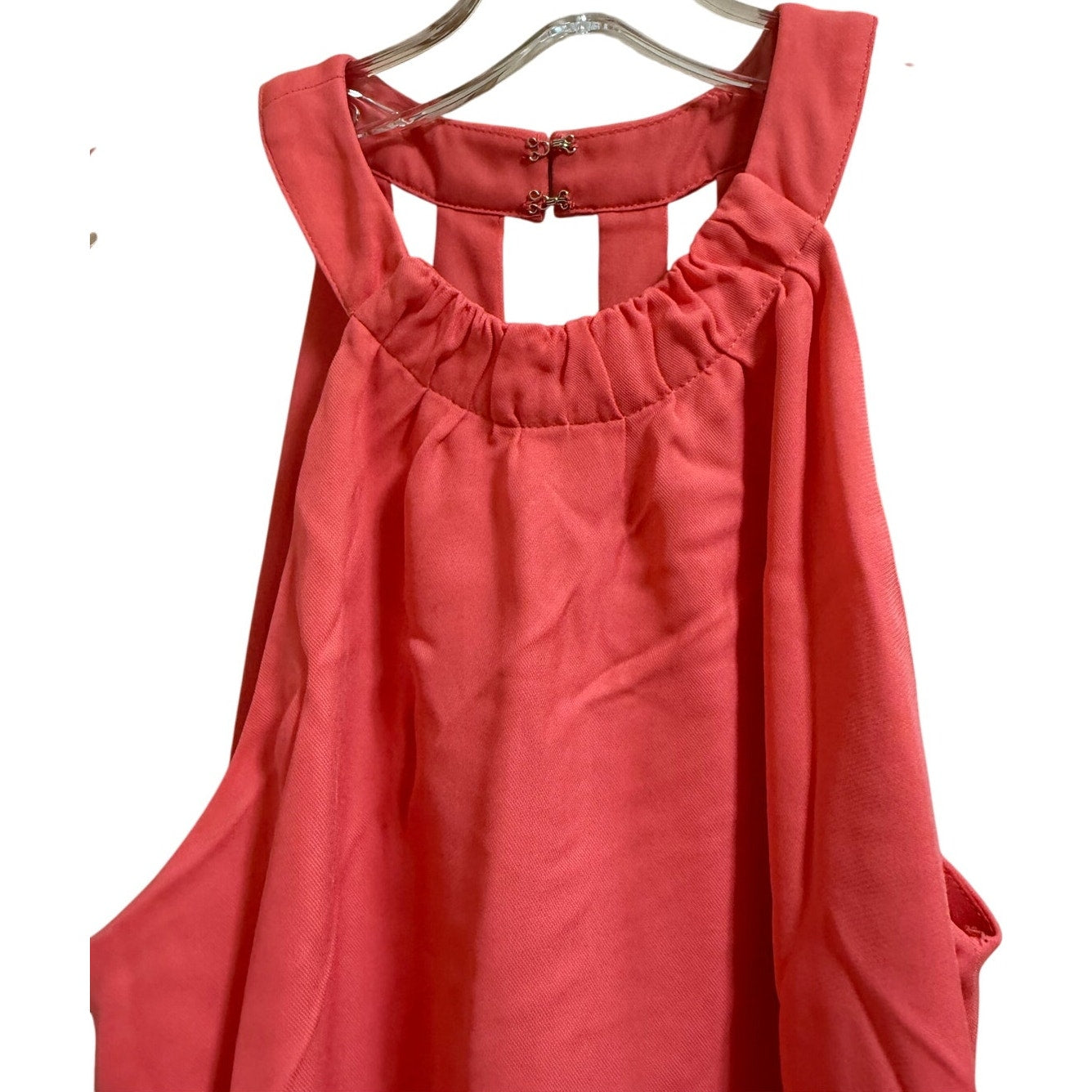 French Connection Soft Pink Sleeveless Halter Mini Dress - Size 2