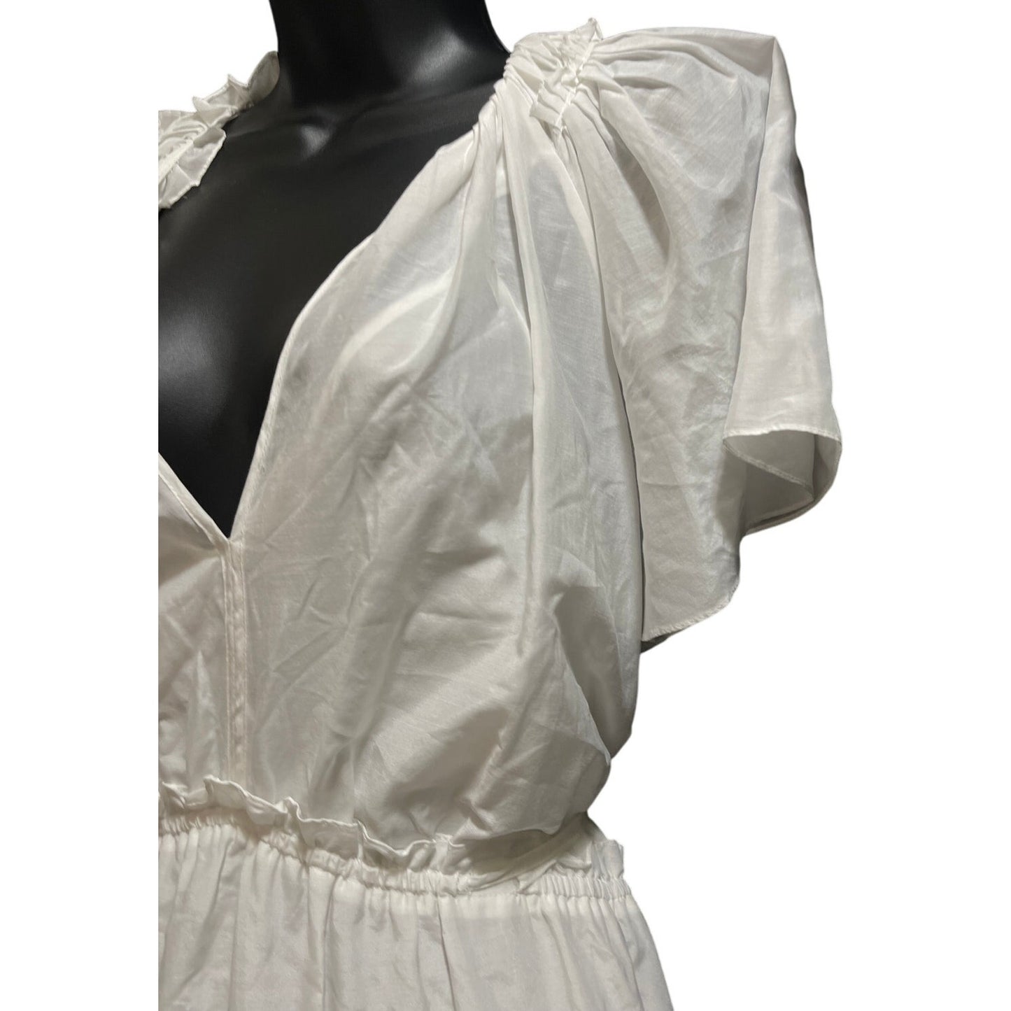 Kobi Halperin White Size Medium Boho Midi Dress