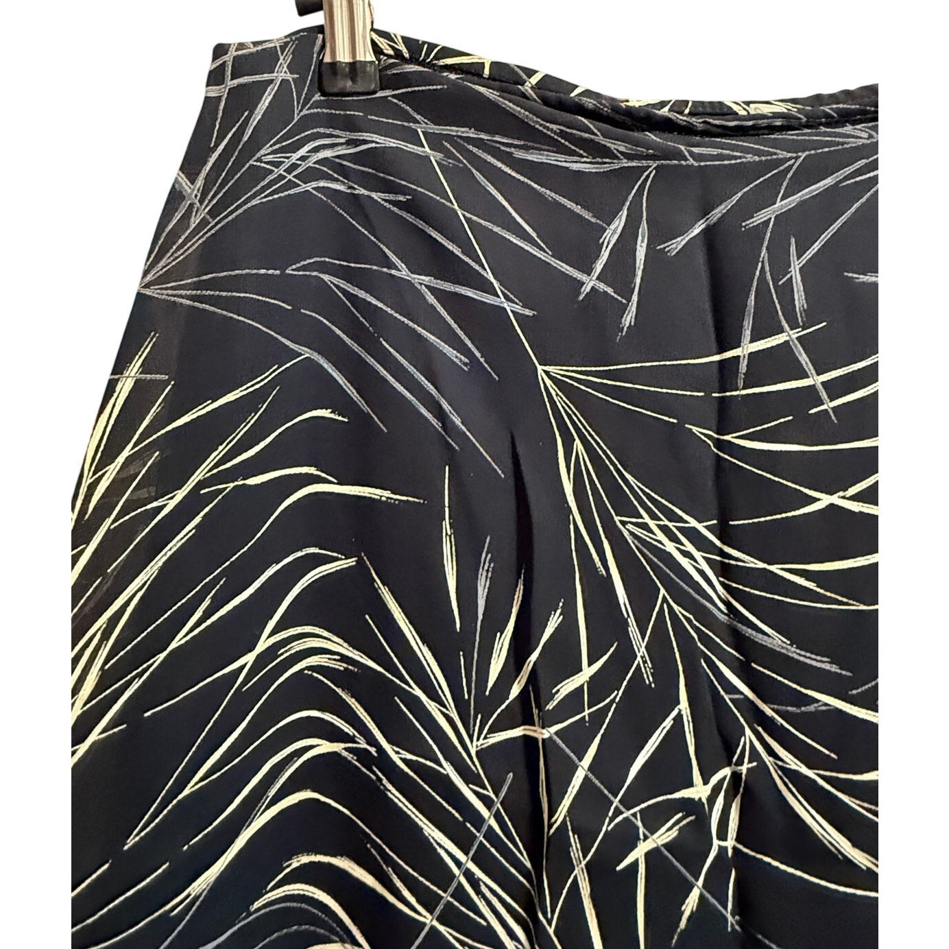 Vintage Ballinger Gold Abstract Maxi Skirt - Size Medium