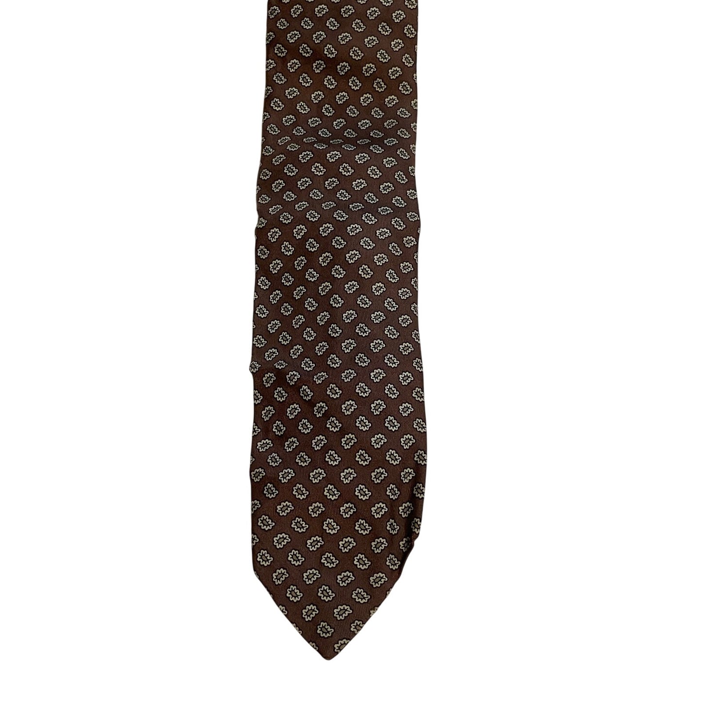 Vintage Robert Talbott Hand Sewn 100% Silk Necktie Hand Blocked English Made