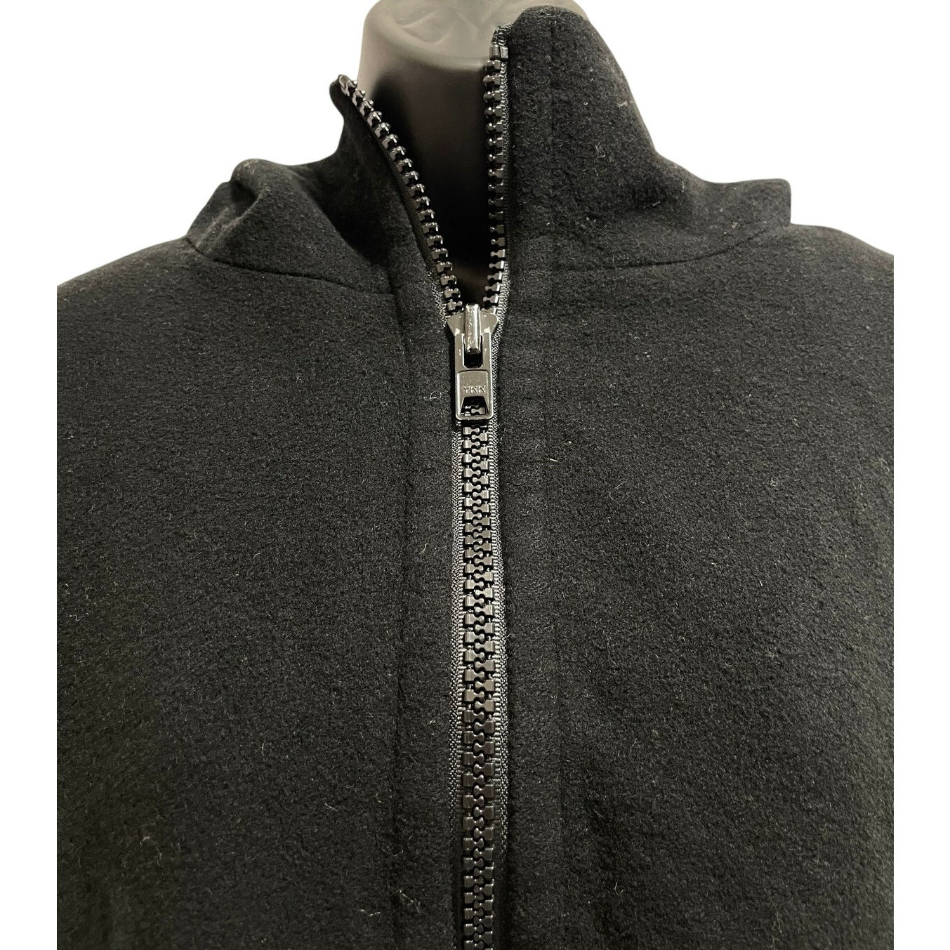 Marc Jacobs Black Hooded Sweatshirt Jacket - Heavy - Long Full Zip