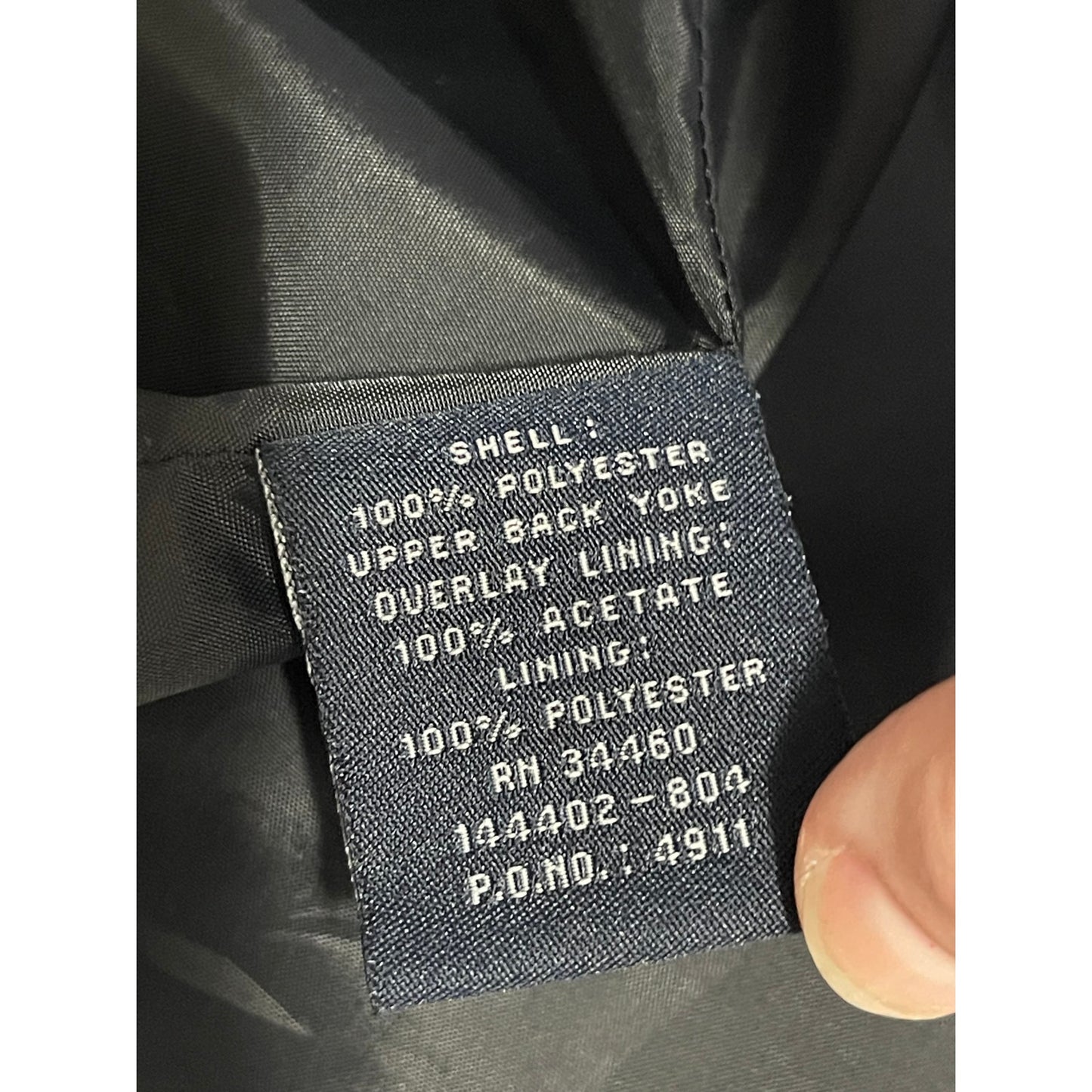 London Fog Black Lined Overcoat - Size Medium Women's