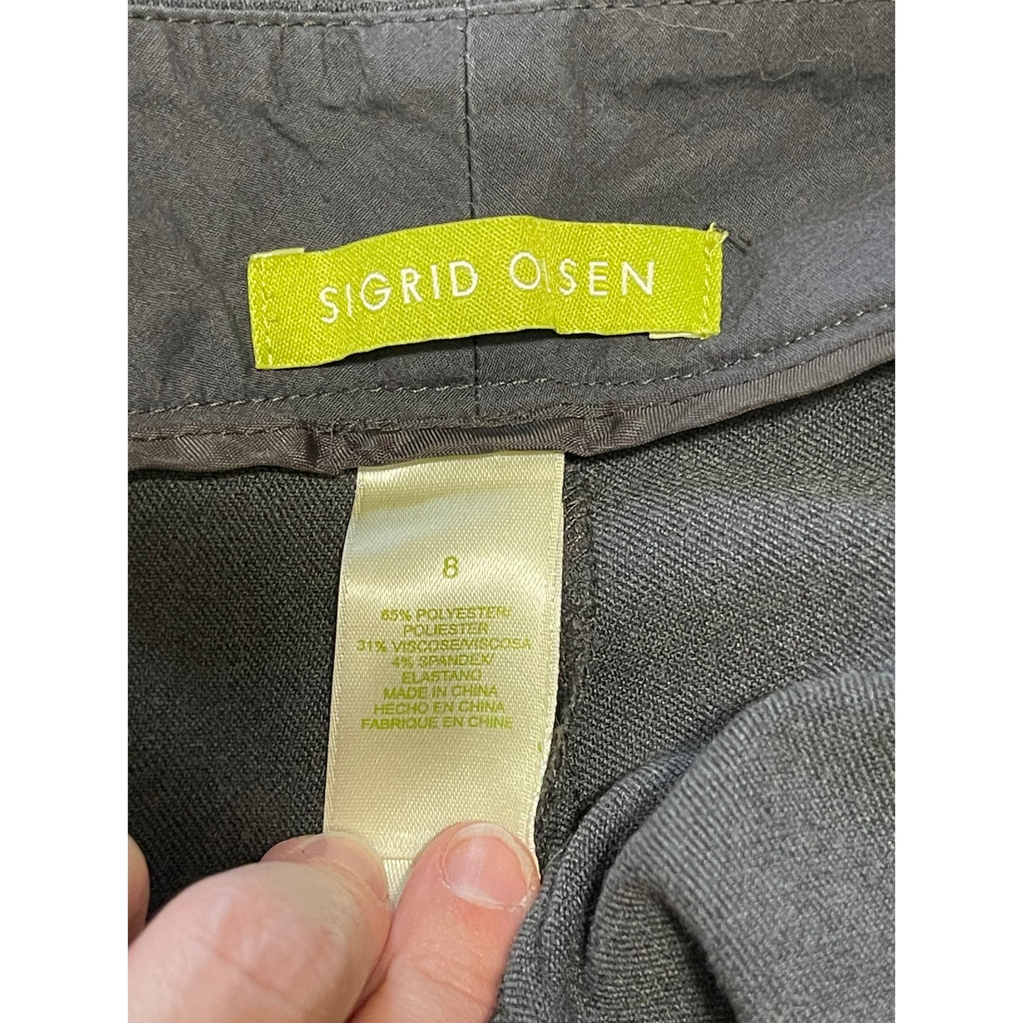 Sigrid Olsen Dress Pants / Slacks - Gray - Women's Size 8