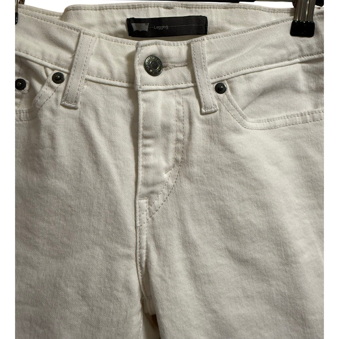 Levi's Legging White Skinny Denim Jeans Size 27