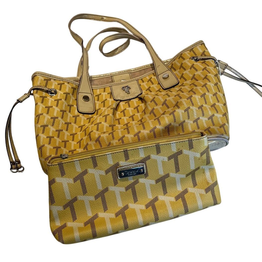 Tignanello Matching Yellow Purse / Handbag & Clutch / Wallet