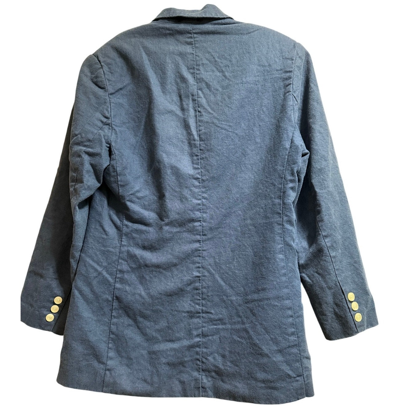 Vintage GAP Blazer - Linen & Cotton Blend - Blue