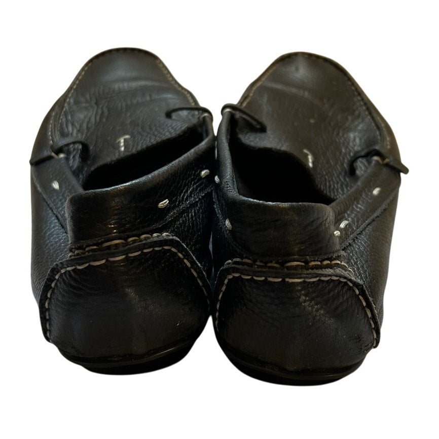 Vintage Barney's New York Black Italian Leather Loafer - Size 9.5
