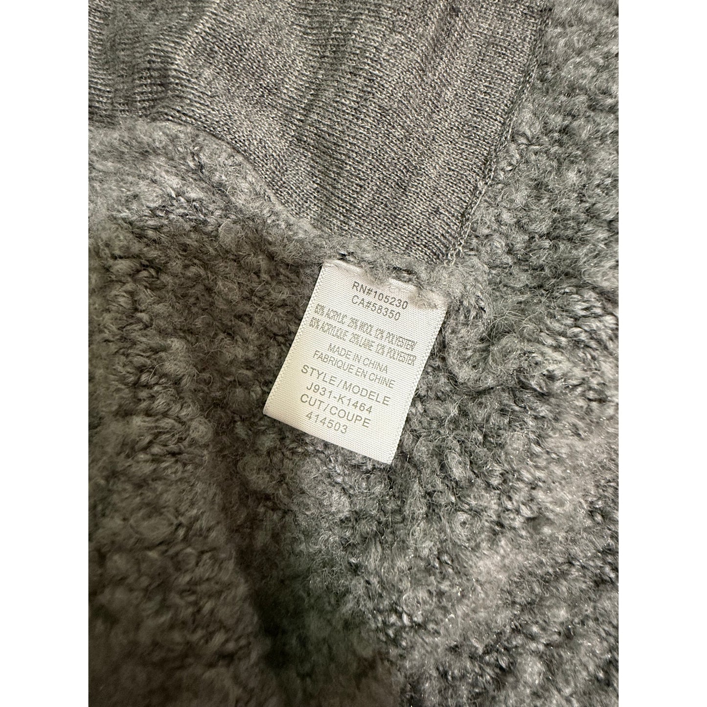 Joie Wool Blend Gray Long Sleeve Knit Open Cardigan Sweater - Size XS