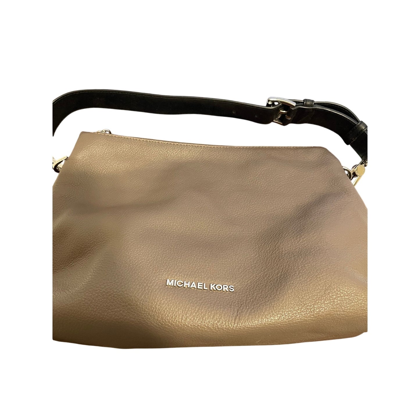 Michael Kors 100% Leather Gray Purse Detachable Strap - With Original Dust Bag