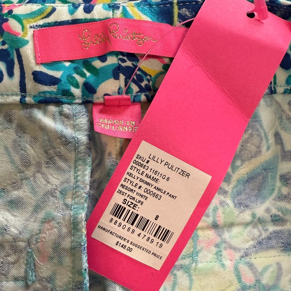 Lilly Pulitzer Kelly Skinny Ankle Pants Size 8 - NWT - $148 MSRP