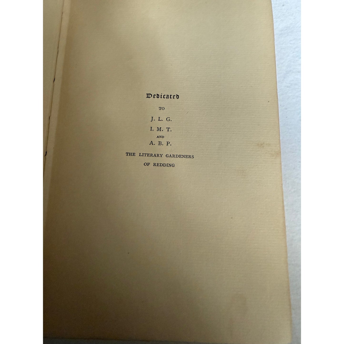 1906 The Garden You and I - Mabel Osgood Wright - Hardcover