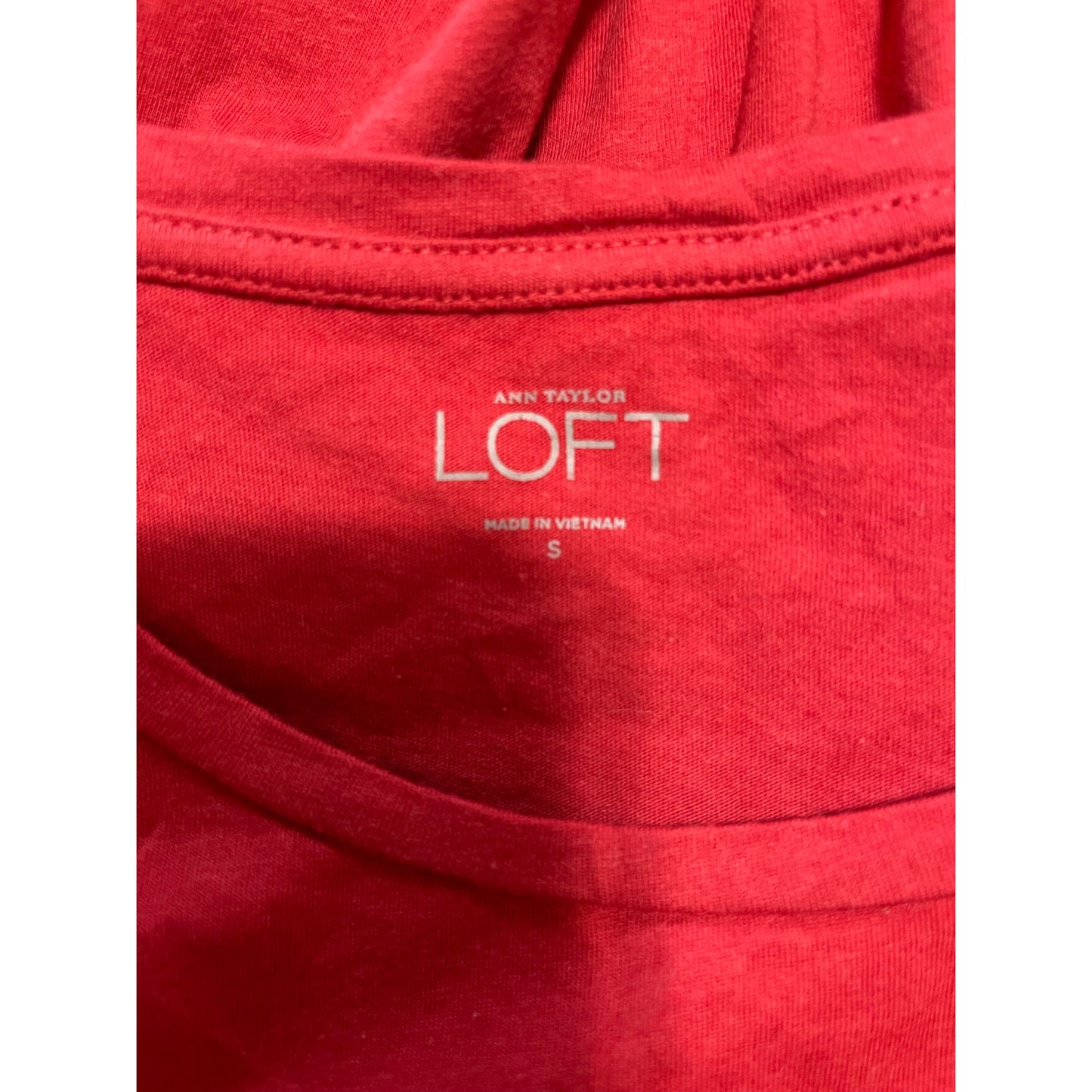 Ann Taylor The LOFT Size Small Burnt Orange Long Sleeve T-Shirt