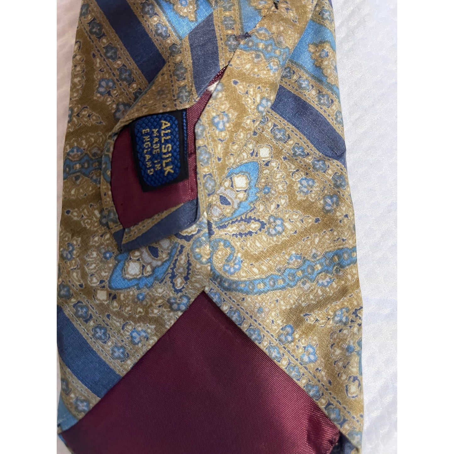 Vintage Bergdorf Goodman 100% Silk English Necktie Men's Designer Tie