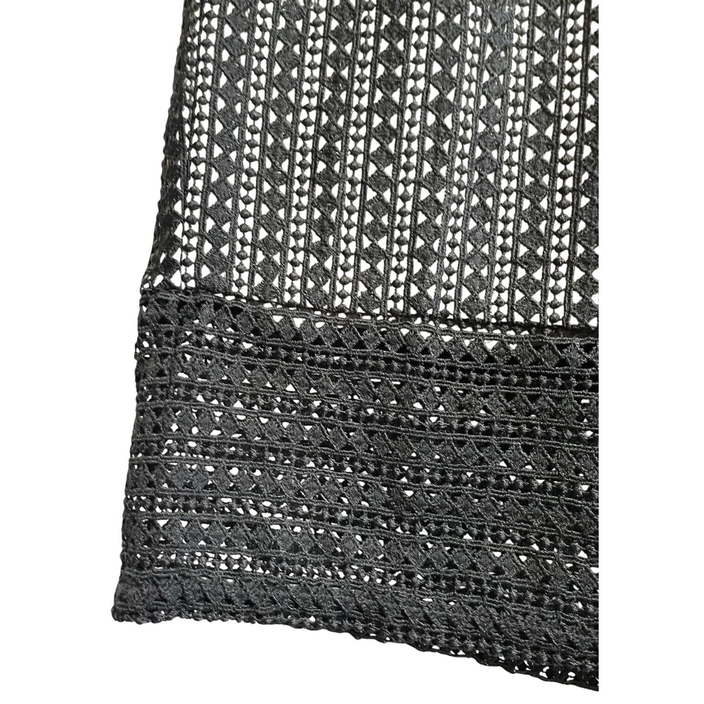 NWT Ann Taylor Black Lace Lined Pencil Skirt Size 6