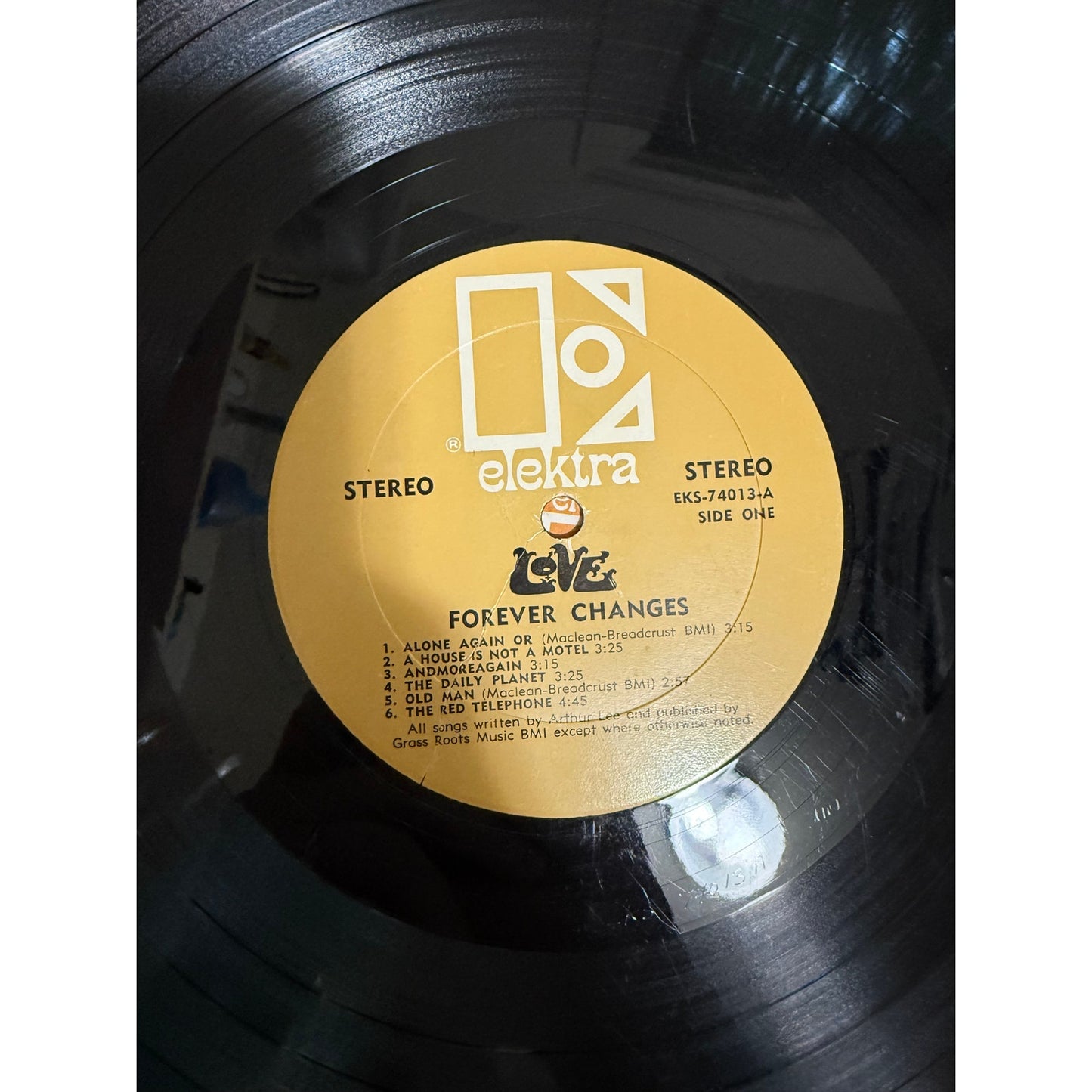 LOVE Forever Changes 1st 1967 Pressing Elektra EKS-74013 - 12" Vinyl