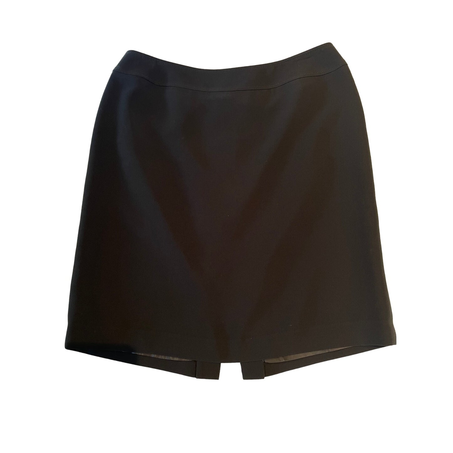 Size 10 Petite - Simple Black Lined Pencil Skirt - Tags Removed - No Embellishments