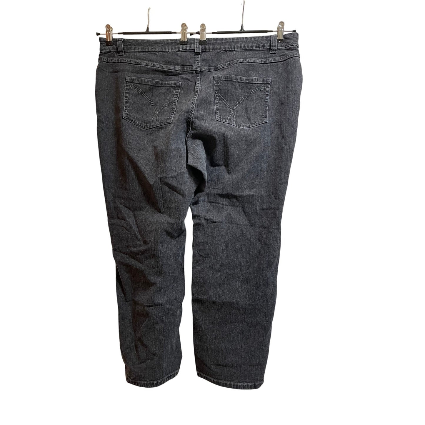 Avenue Jeans Women's Size 22 Washed Out Black Jeans