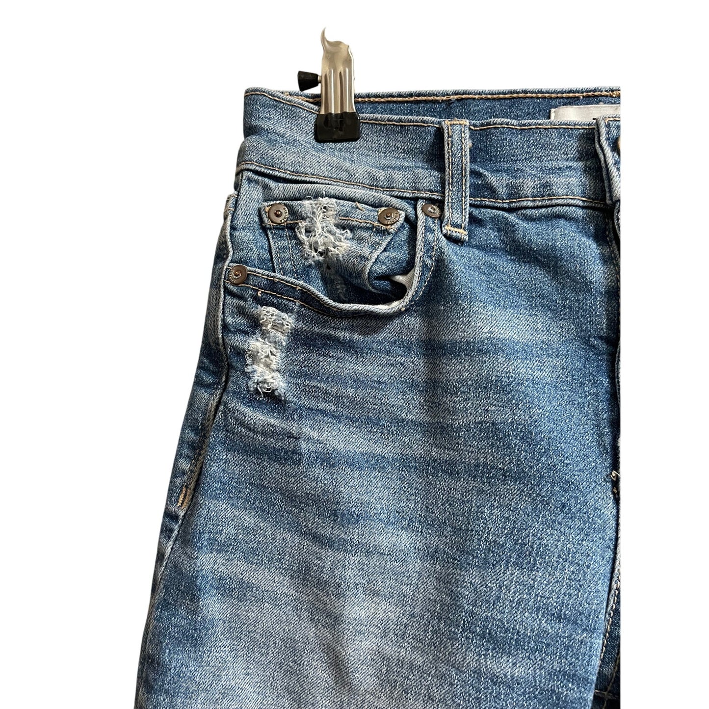 Pistola Size 25 Distressed Frayed Hem Denim Jeans
