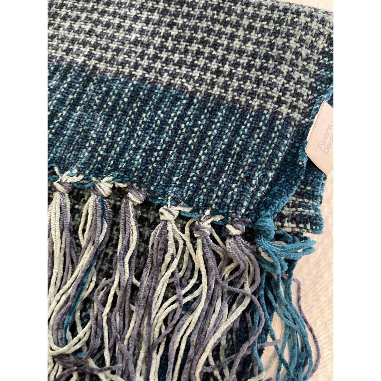 Twenty Degrees Blue Gay Plaid Unisex Scarf