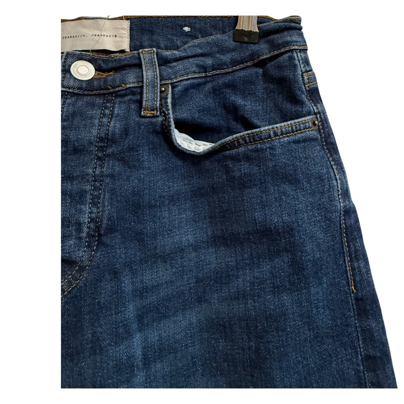 Jeanerica Dark Wash Vintage Straight Leg Denim Jeans - Size 29