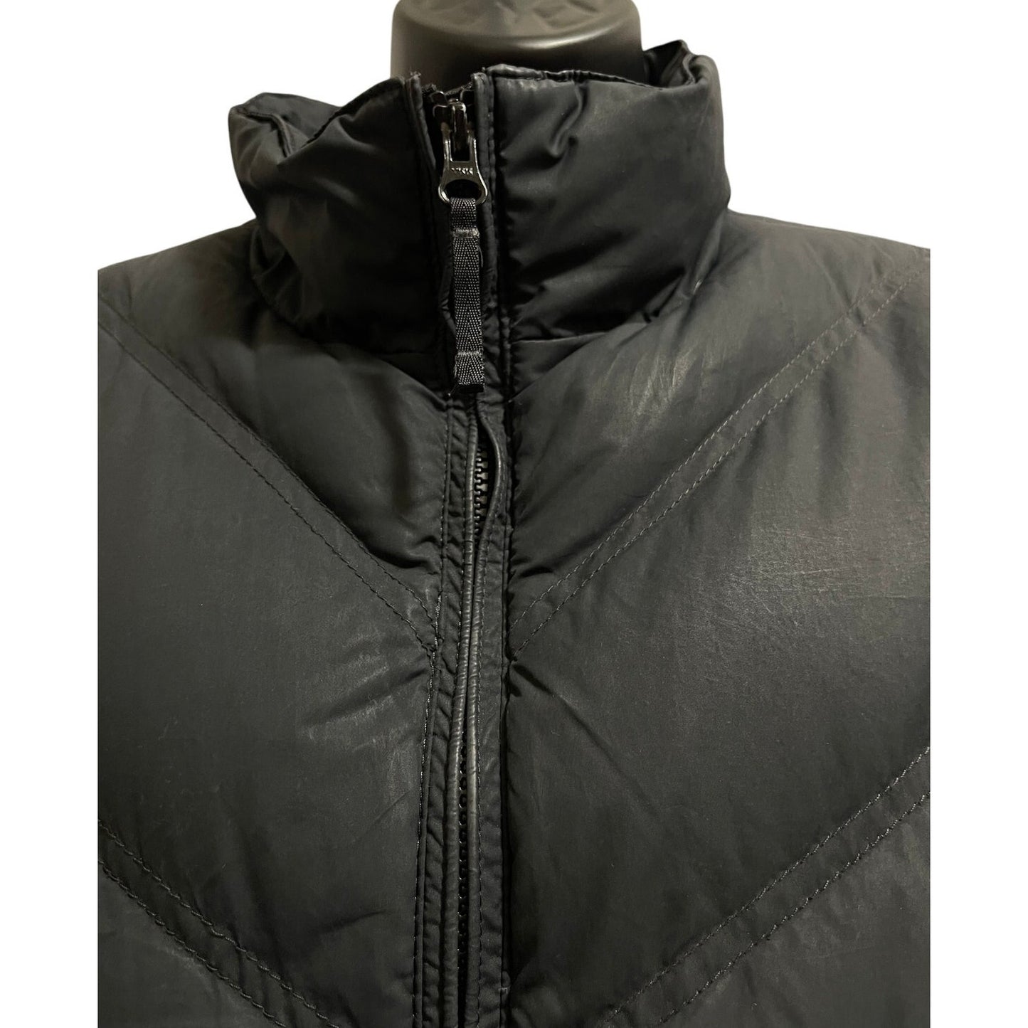 Vintage L.L. Bean Black Puffer Jacket - Women's Medium