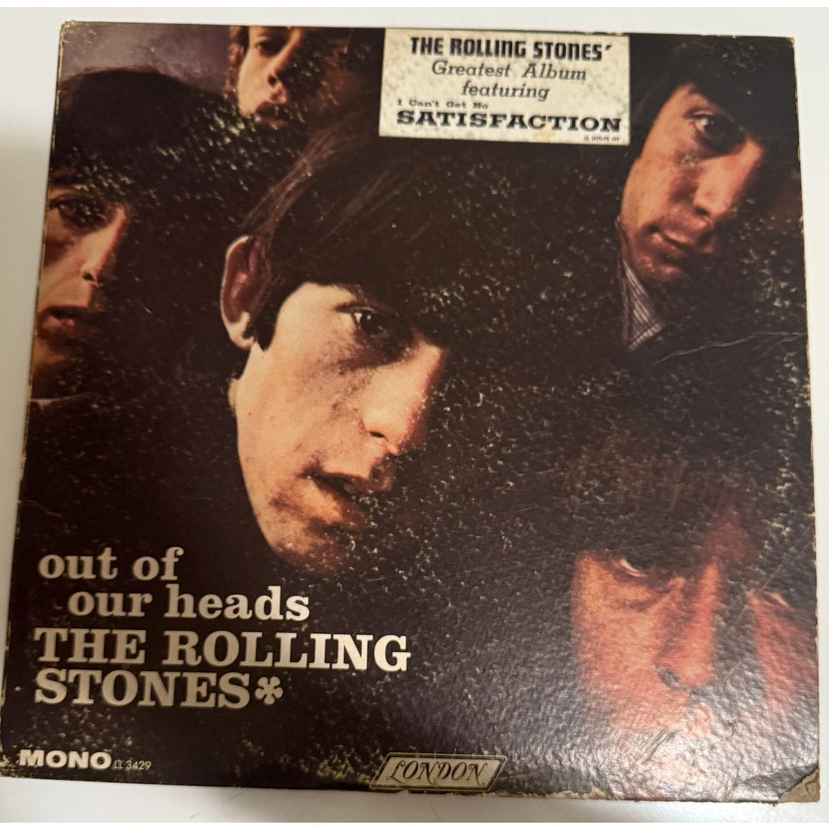 The Rolling Stones Out of Our Heads 1965 London Mono LL-3429 - 12" Vinyl