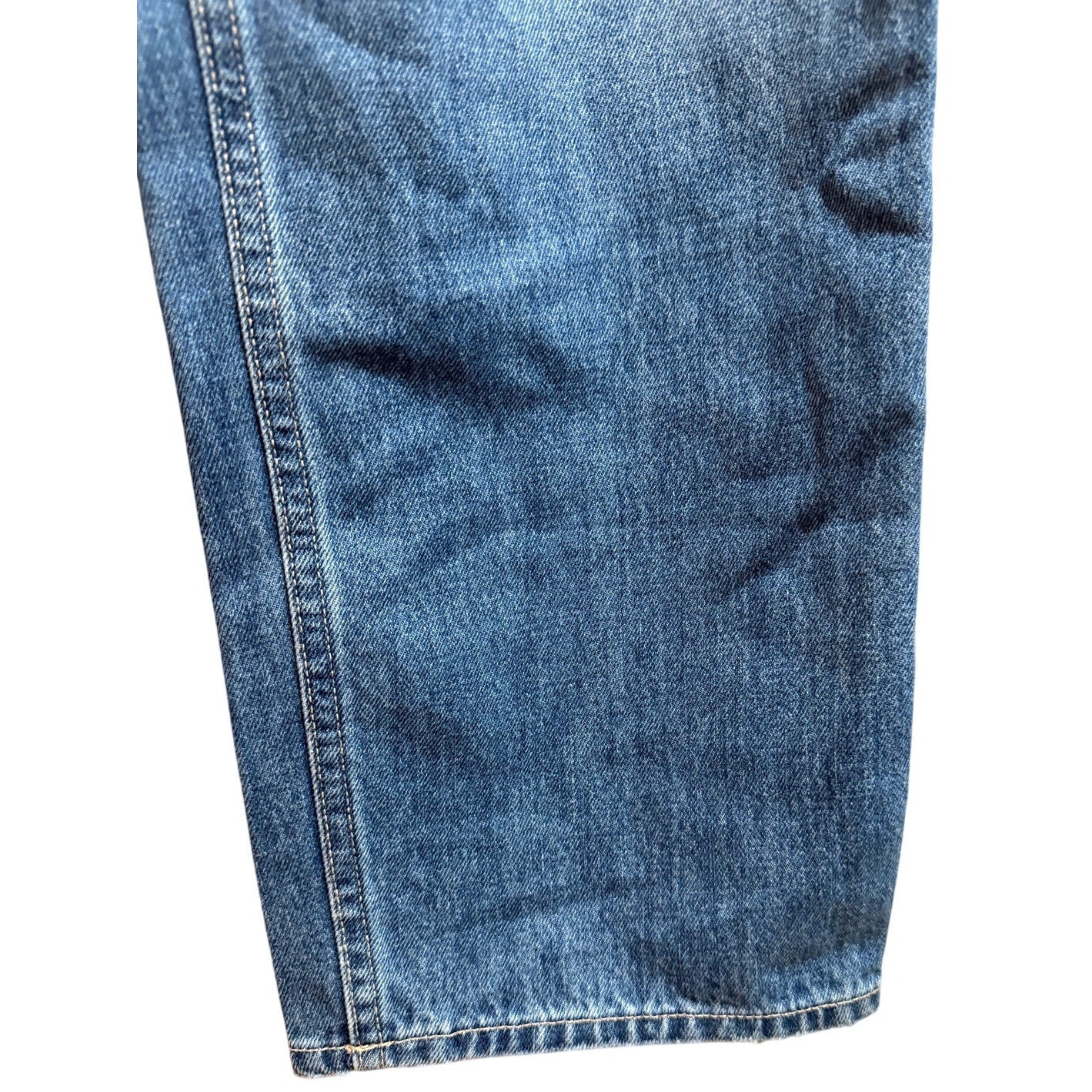 L'agence Hilmar Destruct Size 31 Slouch Straight Denim Jeans - NWT